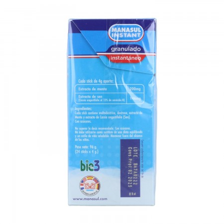 MANASUL INSTANT 24 STICKS GRANULADOS 4G