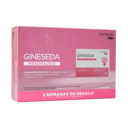 CUMLAUDE DUPLO GINESEDA MENOPAUSIA 2 X 30 CAPSULAS