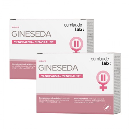 CUMLAUDE DUPLO GINESEDA MENOPAUSIA 2 X 30 CAPSULAS