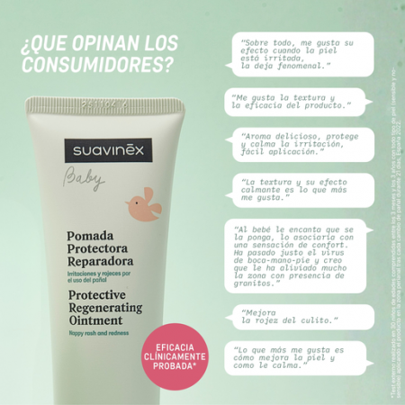 SUAVINEX POMADA PROTECTORA REPARADORA CALMANTE CON PANTENOL 100 ML