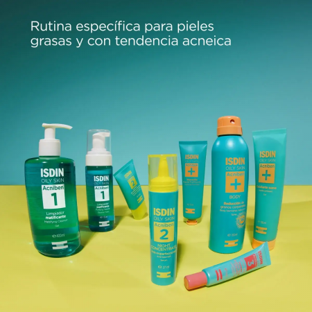 ISDIN OILY SKIN ACNIBEN LIMPIADOR MATIFICANTE GEL 400 ML