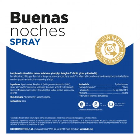 ELADIET BUENAS NOCHES SPRAY 30ML