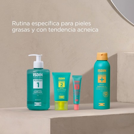 ISDIN OILY SKIN ACNIBEN LIMPIADOR MATIFICANTE GEL 200 ML