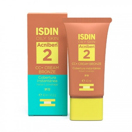 ISDIN OILY SKIN ACNIBEN CC+ CREAM SPF30 COLOR BRONZE 40 ML