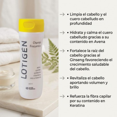 LOTIGEN CHAMPU FRECUENCIA 300 ML