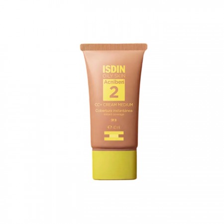 ISDIN OILY SKIN ACNIBEN CC+ CREAM 1 TUBO 40 ML COLOR MEDIUM