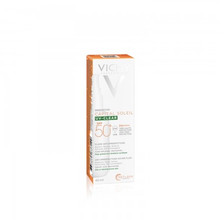 VICHY CAPITAL SOLEIL SPF50+ UV CLEAR ANTIIMPERFECCIONES FLUIDO 50 ML