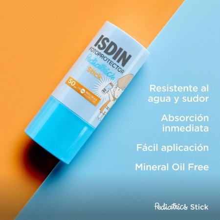 ISDIN FOTOPROTECTOR PEDIATRICO SPF50 RECARGA STICK INVISIBLE 50 ML