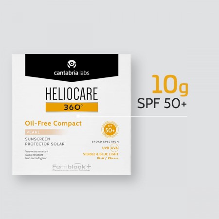 HELIOCARE 360º SPF 50+ OIL-FREE COMPACT PROTECTOR SOLAR 10 G COLOR PEARL