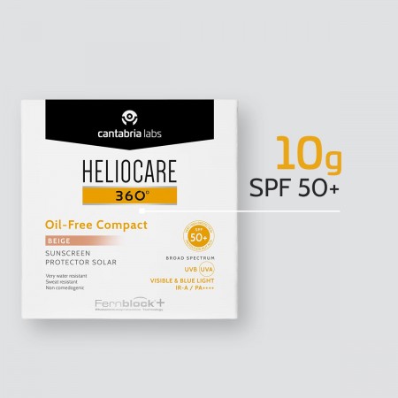 HELIOCARE 360º SPF 50+ OIL-FREE COMPACT PROTECTOR SOLAR 10 G COLOR BEIGE