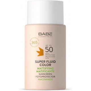 BABE SUPER FLUID COLOR MATIFICANTE FPS50 FLUIDO 50 ML