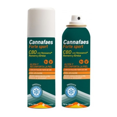 CANNAFAES FORTE SPORT CBD SPRAY EFECTO FRIO 150 ML