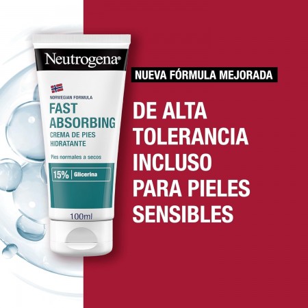 NEUTROGENA DUPLO CREMA DE PIES HIDRATANTE ABSORCION INMEDIATA 2 X 100 ML