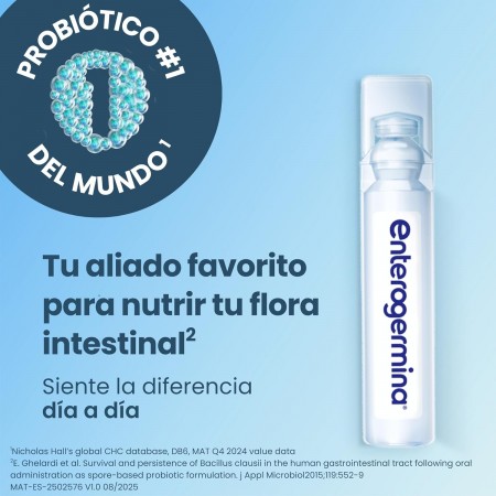 ENTEROGERMINA PROBIOTICO INTESTINAL 10 VIALES 5 ML