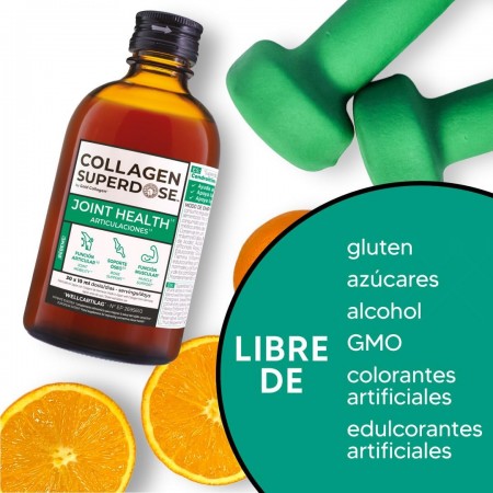 COLLAGEN SUPERDOSE JOINT HEALTH SABOR MANGO Y NARANJA SOLUCION ORAL 300 ML
