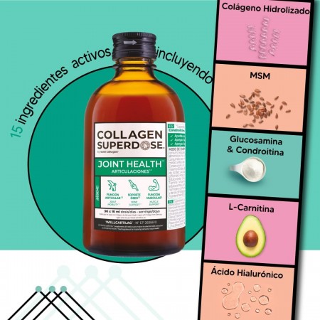 COLLAGEN SUPERDOSE JOINT HEALTH SABOR MANGO Y NARANJA SOLUCION ORAL 300 ML