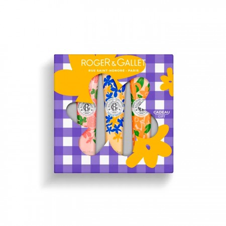 ROGER & GALLET SET CREMAS DE MANOS NEROLI + VAINILLE SOLEIL + FLEUR DE FIGUIER 3 X 30ML