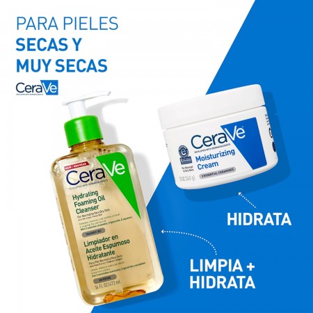 CERAVE LIMPIADOR ACEITE ESPUMOSO HIDRATANTE 473 ML