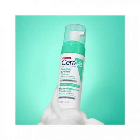 CERAVE LIMPIADOR AIR FOAM REEQUILIBRANTE PIEL NORMAL MIXTA 148 ML
