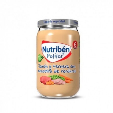 NUTRIBEN POTITO POLLO Y TERNERA CON VERDURITAS 235 G