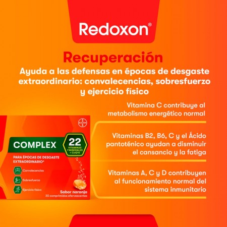 REDOXON COMPLEX 30 COMPRIMIDOS EFERVESCENTES