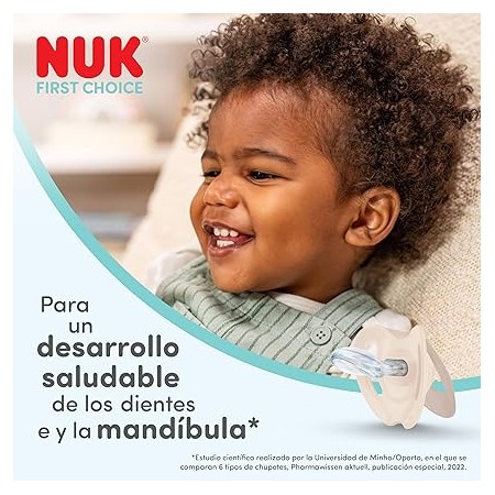 NUK CHUPETE SILICONA FIRST CHOICE 18 - 36 MESES 2 UNIDADES SURTIDO