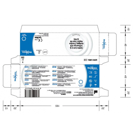 TEST NASAL COMBINADO AUTODIAGNOSTICO ANTIGENOS SARS-COV-2 Y GRIPE A/B MEDOMICS 1 AUTOTEST