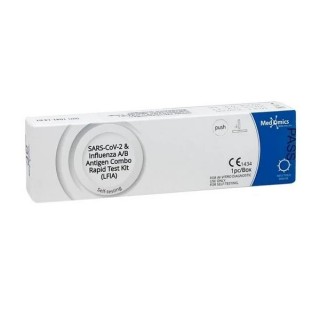 TEST NASAL COMBINADO AUTODIAGNOSTICO ANTIGENOS SARS-COV-2 Y GRIPE A/B MEDOMICS 1 AUTOTEST