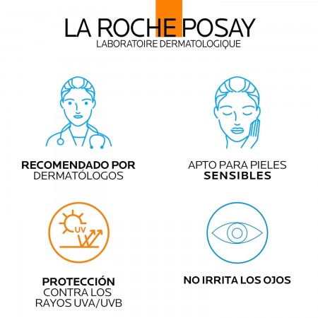 Garantías de fórmula apta para piel sensible que no irrita los ojos La Roche-Posay Anthelios UVAir SPF50+
