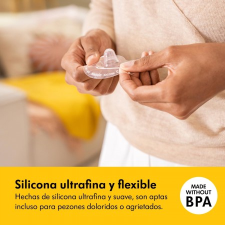 MEDELA PEZONERAS TALLA M 20MM 2 UNIDADES