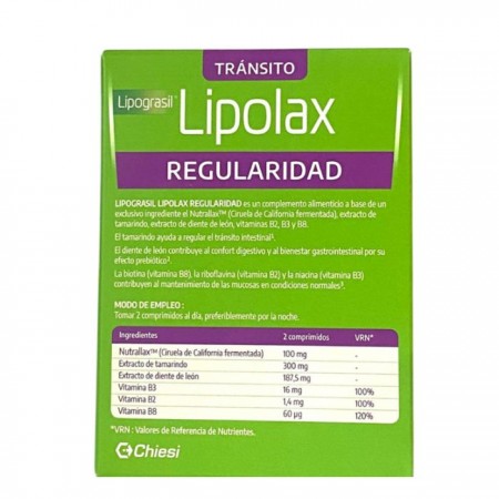 LIPOLAX REGULARIDAD 45 COMPRIMIDOS