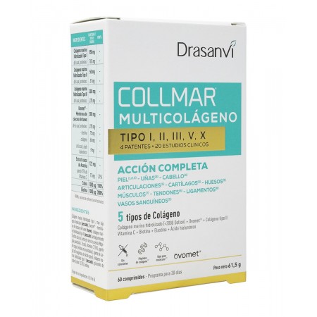 DRASANVI COLLMAR MULTICOLAGENO ACCION COMPLETA 60 COMPRIMIDOS