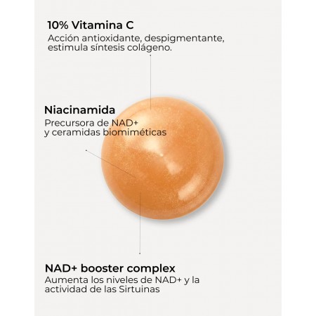 SELGE ANTIOX NAD+ SERUM FACIAL ANTIOXIDANTE BOOSTER  ENERGIA CELULAR 30ML