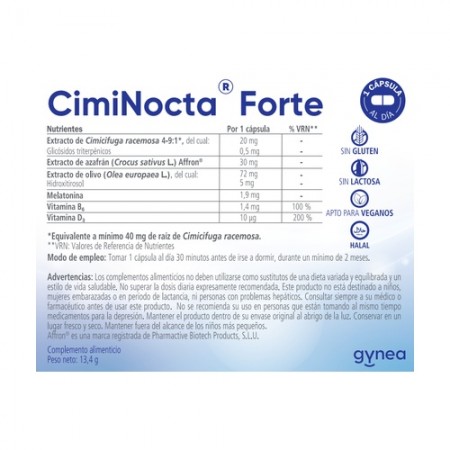 CIMINOCTA FORTE 30 CAPSULAS