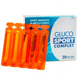 GLUCOSPORT COMPLET GLUCOSA 20 AMPOLLAS BEBIBLES 10 ML