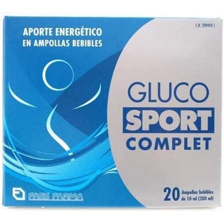 GLUCOSPORT COMPLET GLUCOSA 20 AMPOLLAS BEBIBLES 10 ML