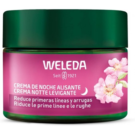 WELEDA CREMA DE NOCHE ALISANTE ROSA MOSQUETA Y TE BLANCO 40 ML