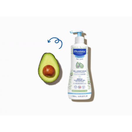 MUSTELA DUPLO GEL DERMOLIMPIADOR SUAVE 2 X 500 ML