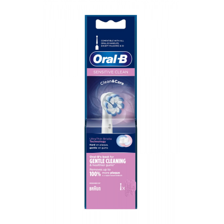 ORAL-B RECAMBIOS CABEZAL CEPILLO ELECTRICO SENSITIVE CLEAN 3 CABEZALES BLANCOS