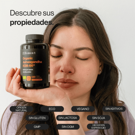 ZENEMENT ORGANIC ASHWAGANDHA KSM66 120 CAPSULAS