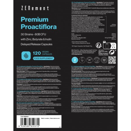 ZENEMENT PREMIUM PROACTIFLORA 120 CAPSULAS
