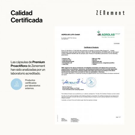 ZENEMENT PREMIUM PROACTIFLORA 120 CAPSULAS