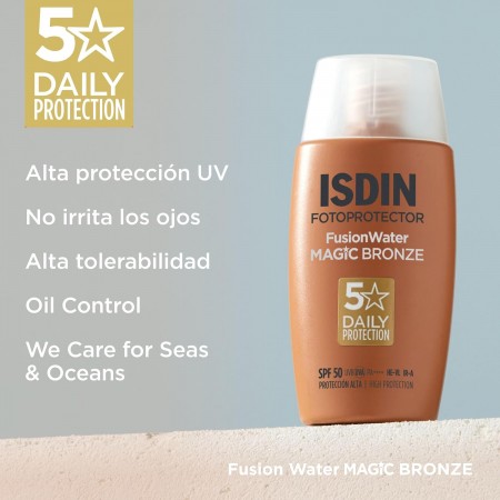 ISDIN FOTOPROTECTOR SPF50 FUSION WATER COLOR BRONZE 50ML
