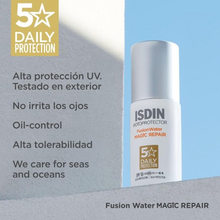 ISDIN FOTOULTRA FUSION WATER MAGIC REPAIR CREMA ULTRA LIGERA 50 ML