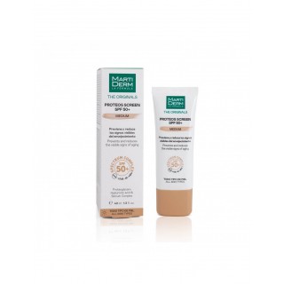MARTIDERM PROTEOS SCREEN SPF50+ FLUID CREAM CON COLOR MEDIO 40 ML