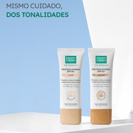MARTIDERM PROTEOS SCREEN SPF 50+ CLAIR 1 ENVASE 40 ML