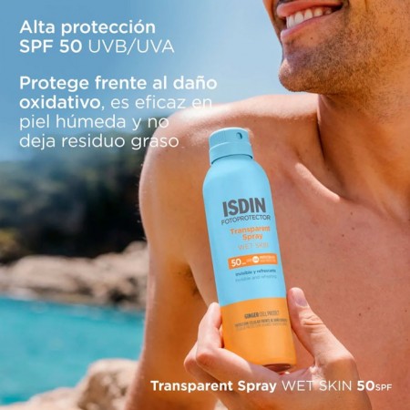 ISDIN FOTOPROTECTOR SPF50 TRANSPARENT WET SKIN SPRAY 100 ML