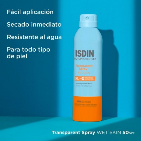 ISDIN FOTOPROTECTOR SPF50 TRANSPARENT WET SKIN SPRAY 100 ML