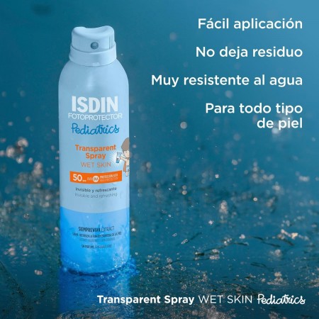 ISDIN FOTOPROTECTOR SPF+50 PEDIATRICS SPRAY TRANSPARENTE 250 ML