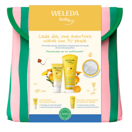 WELEDA NECESER CREMA PAÑAL 75ML + CHAMPU GEL 200ML